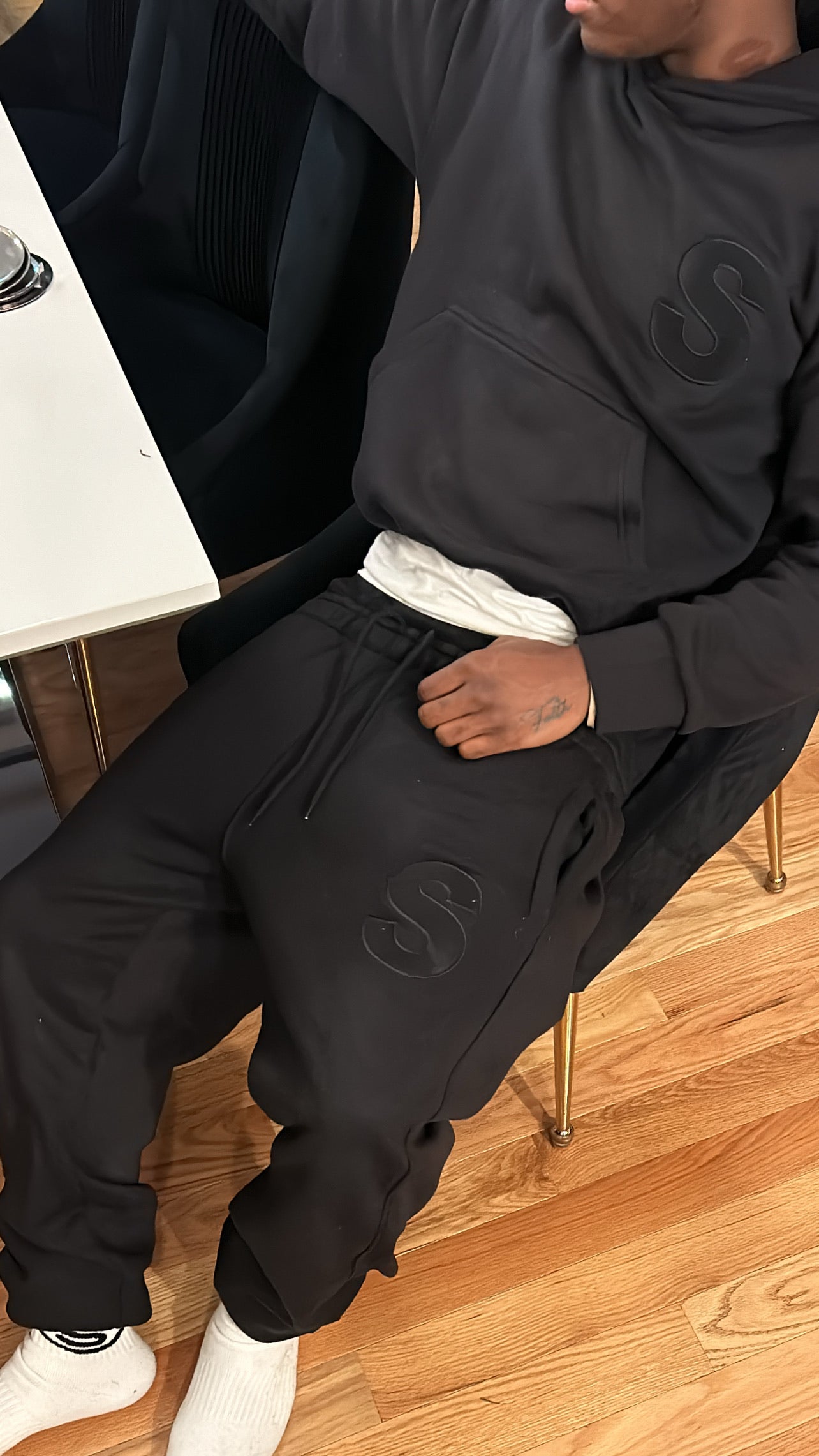 Charcoal Sun-Fade Hoodie
