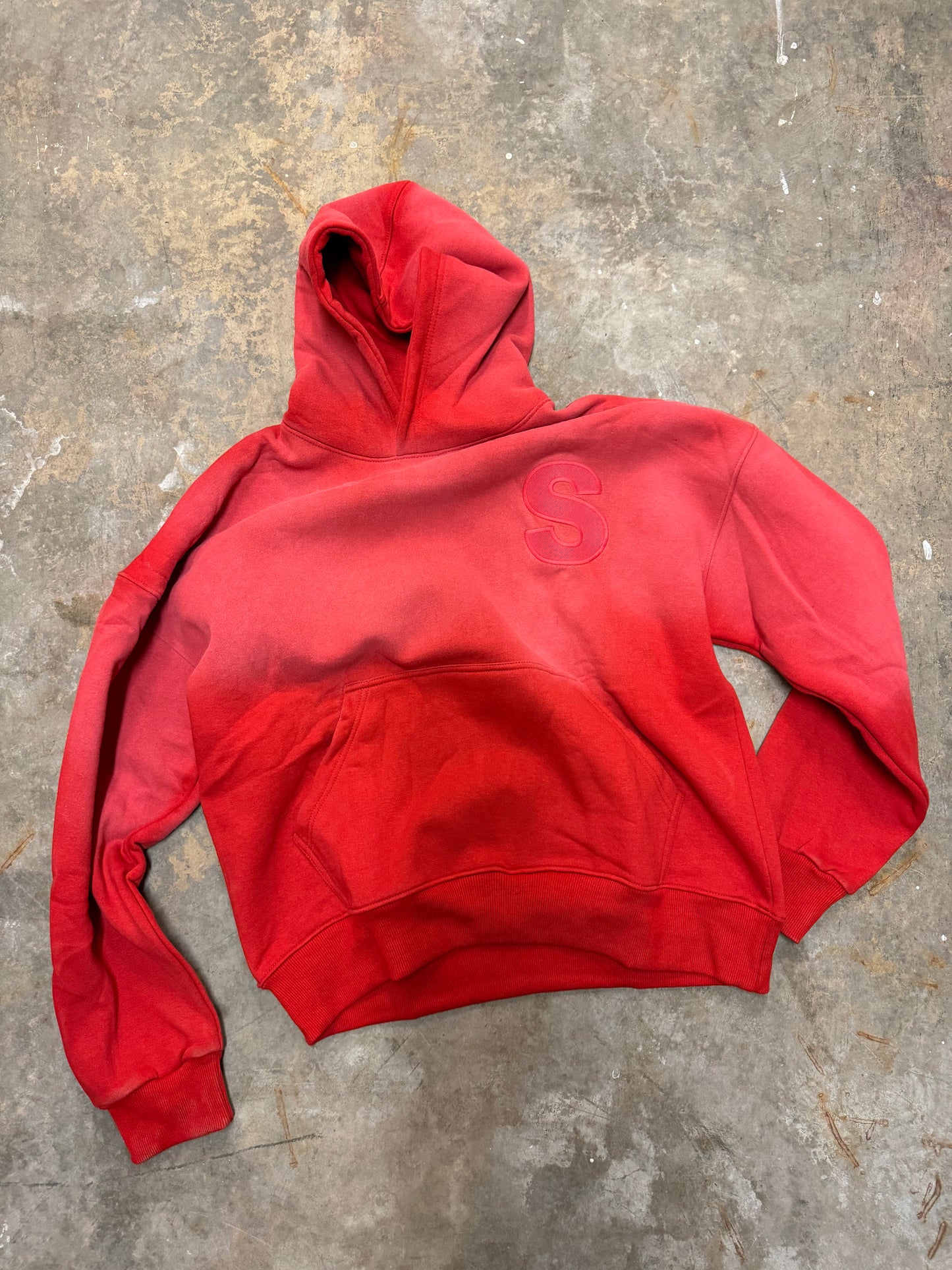 Raspberry Sun-Fade Hoodie