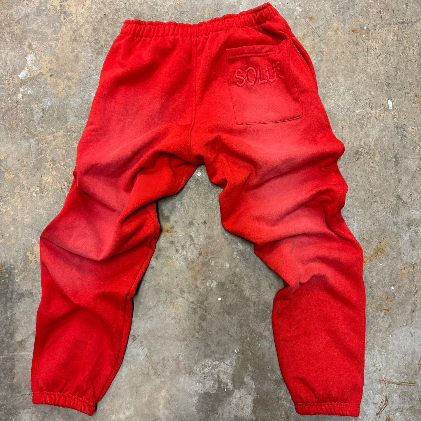 Raspberry Sun-Fade Sweats