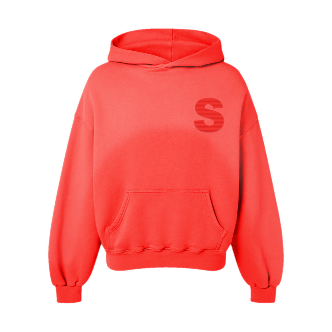 Raspberry Sun-Fade Hoodie