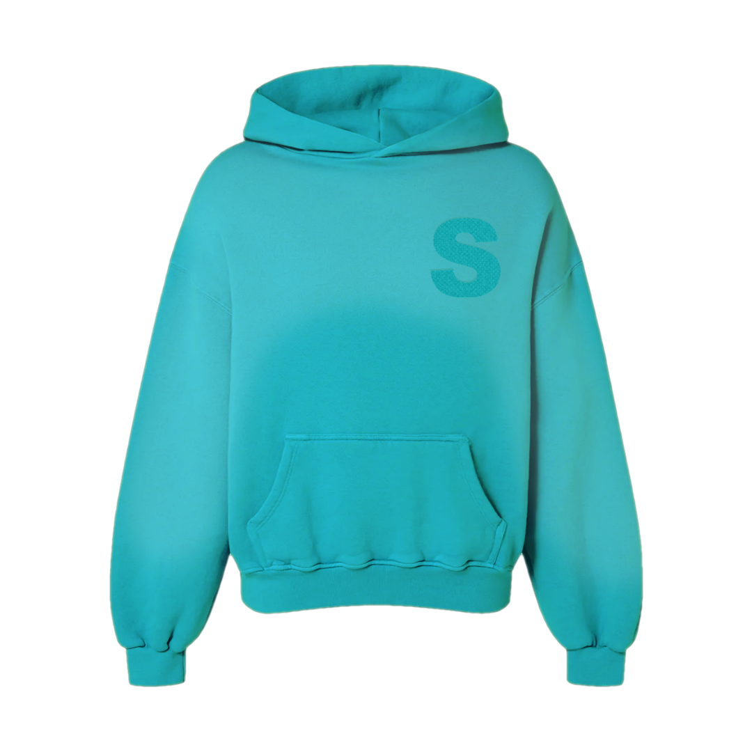 Turq Sun-Fade Hoodie