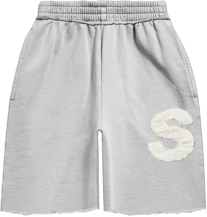 Grey S Logo Shorts