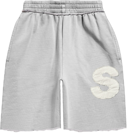 Grey S Logo Shorts
